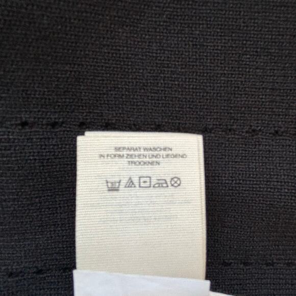 Rachel Roy Collection Black Tie Front Fringe Hem Vest Size Med/Large - Picture 10 of 10